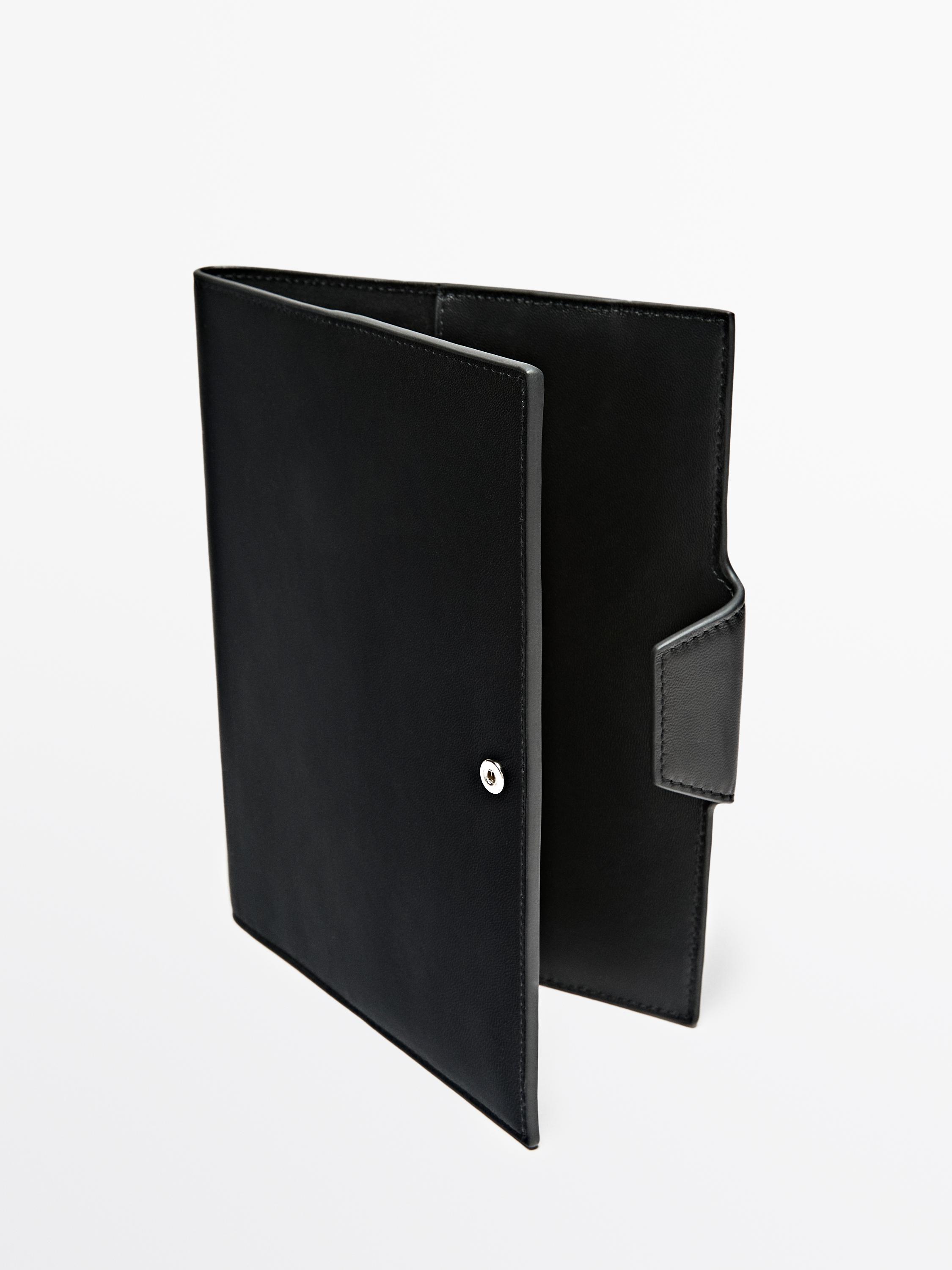 Nappa leather notebook cover